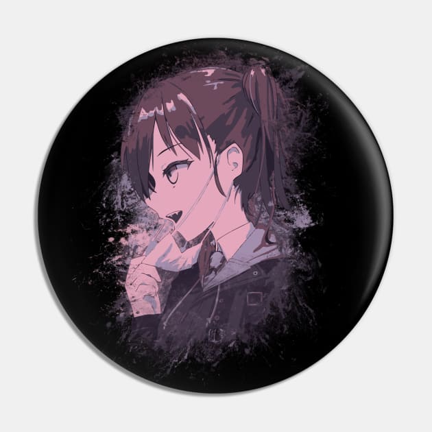 Anime Girl Pin by URSUS
