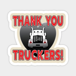 THANK YOU TRUCKERS!TRUDEAU FREEDOM CONVOY 2022 OF TRUCKERS Magnet