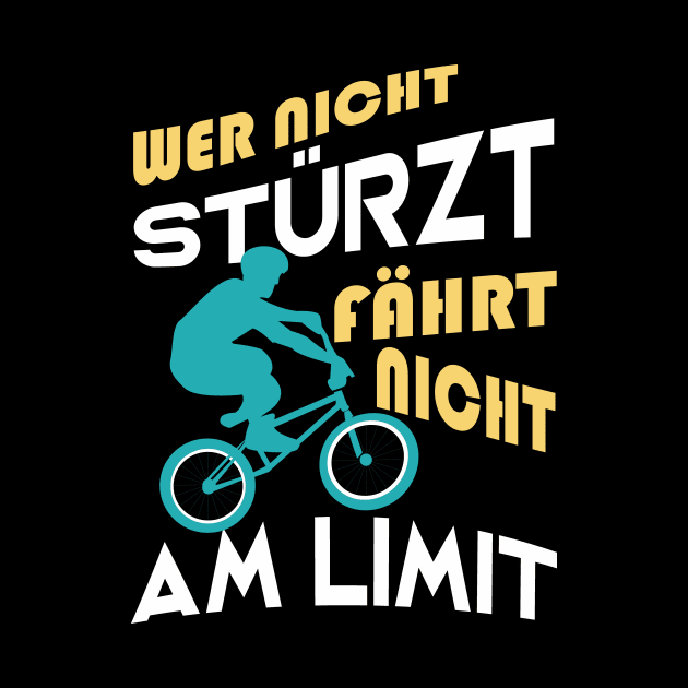 BMX Fahrrad Radfahrer lustige Sprüche by Foxxy Merch