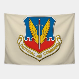 Vintage Tactical Air Command Emblem Tapestry