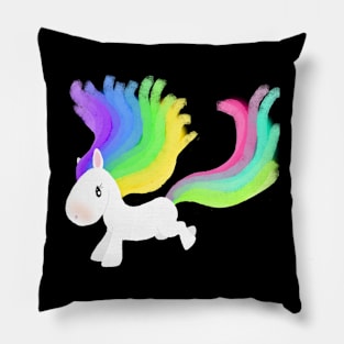 Rainbow Uni Pillow