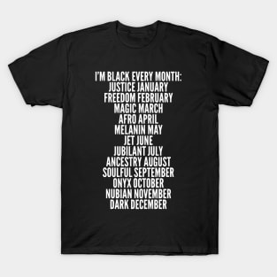 Black Queen, I Am Black History, Black Owned Clothing, Black History Shirt,  Black History Shirt for Couples, His and Her Shirts 