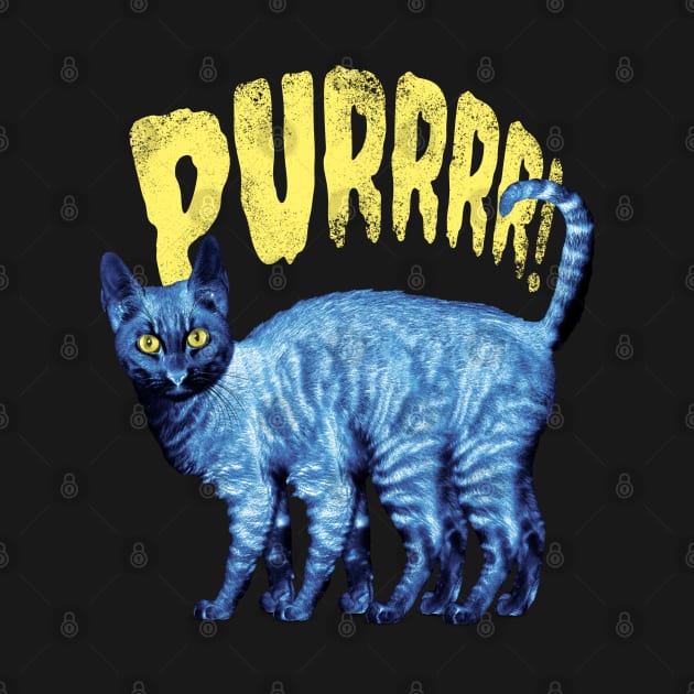 Creepy Purring Monster Cat by Luxinda