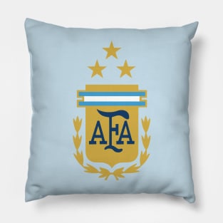 Argentina Football Team With Three Stars Pillow