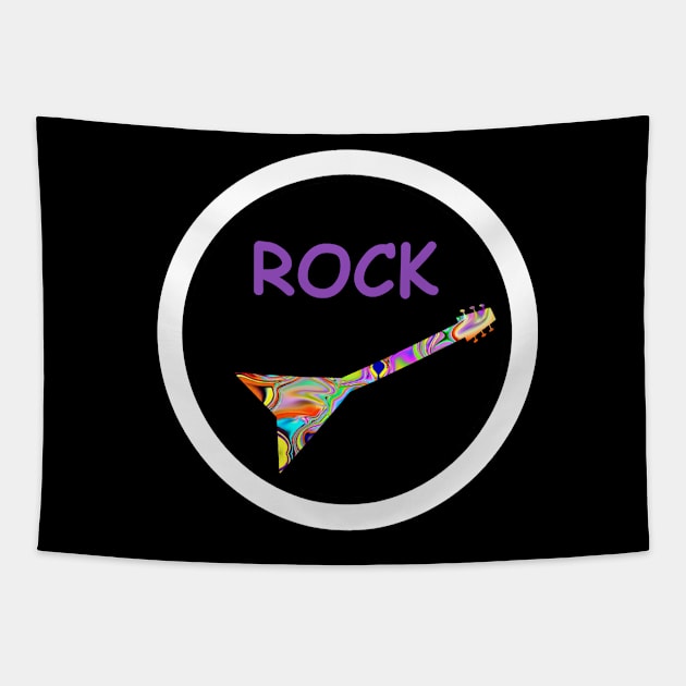 Rock Guitar 02 Tapestry by kensor