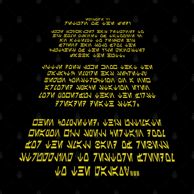 ROTJ Opening Crawl AB by PopCultureShirts