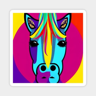 Colorful Horse Magnet