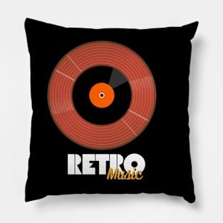 Vintage Retro Music Lover 2 Pillow