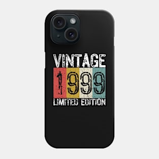 24 Years Old Vintage 1999 Limited Edition 24th Birthday gift Phone Case