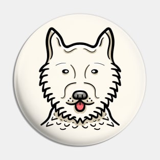 American Eskimo Dog Pin