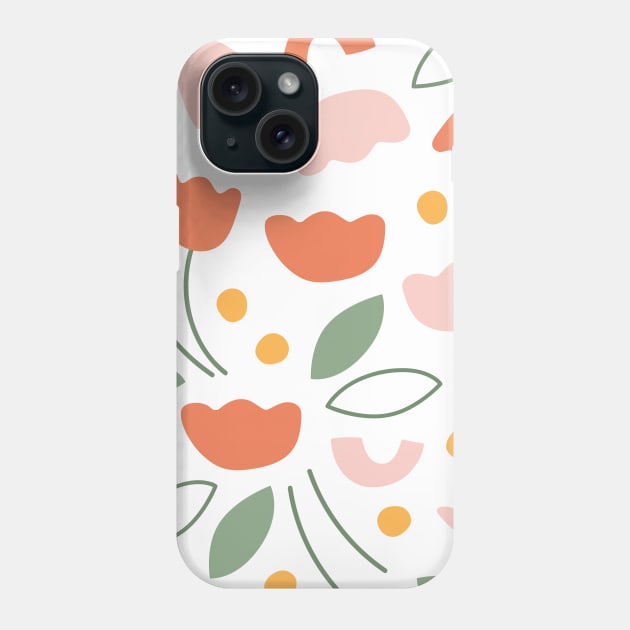 Blooming Pattern Phone Case by dirumaku