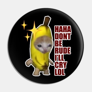 Banana cat Pin