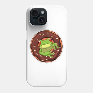 Frog with Donut Phone Case