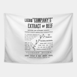 Liebig's Extract of Meat Company - 1891 Vintage Advert Tapestry