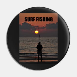 Surf fishing Pin