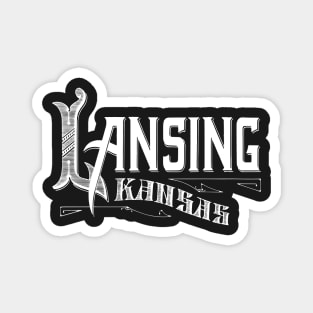 Vintage Lansing, KS Magnet