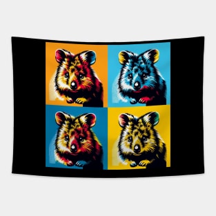 Quokka Quirks: A Pop Art Celebration Tapestry