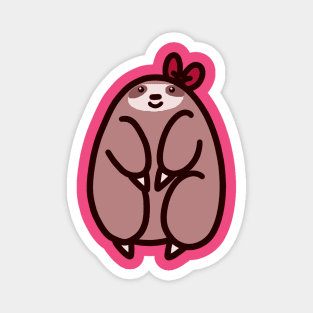 Cute Chubby Sloth Magnet