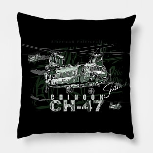 CH-47 Chinook helicopter Pillow