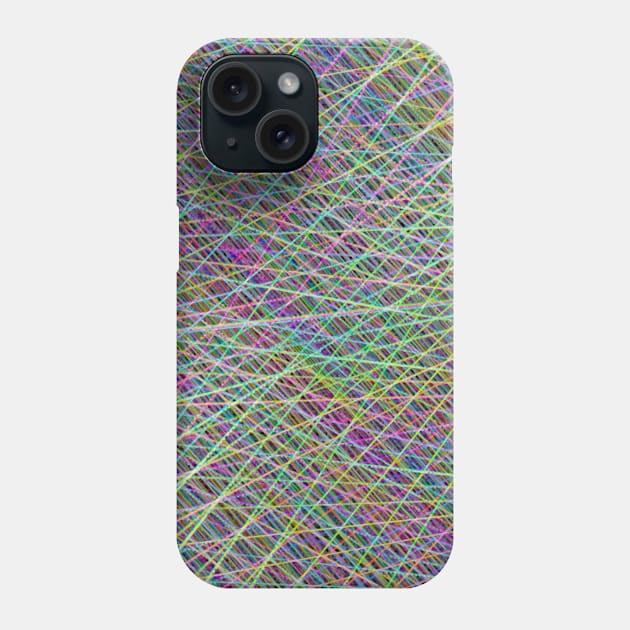 Geometric Futures #16 - Pattern Modular Synth Glitch Artwork Phone Case by DankFutura