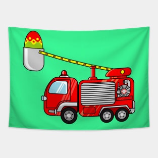 firefighters truck Tapestry