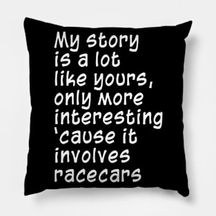 Racecars Pillow