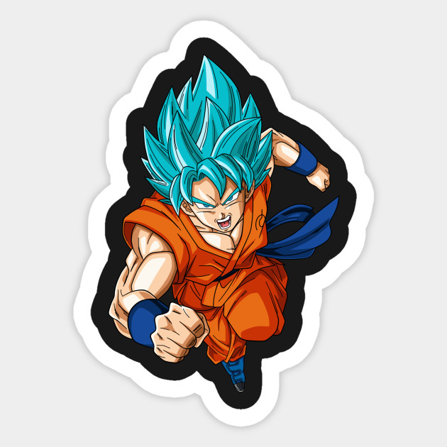Dragon Ball Super Goku Pegatina Teepublic Mx