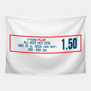 Costco Hot Dog Tapestry