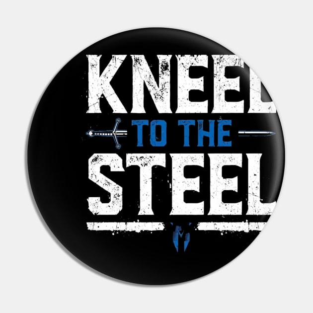 Drew Mcintyre Kneel To The Steel Authentic Pin by Holman