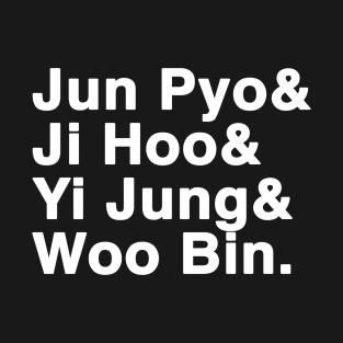 Jun Pyo & Ji Hoo & Yi Jung & Woo Bin T-Shirt