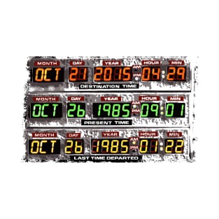 Back to the Future - Timetable T-Shirt