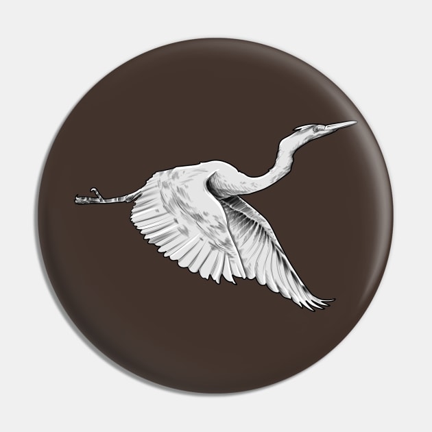 Crane Pin by paintchips