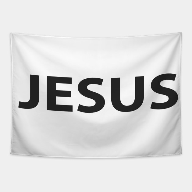 Jesus Name Religious Funny Christians T-Shirt Tapestry by Happy - Design