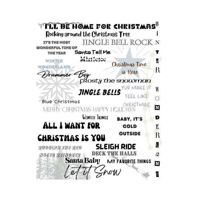 Winter and Christmas Song Mix shirt by WaylynRae