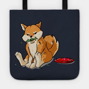 doge eating money Tote