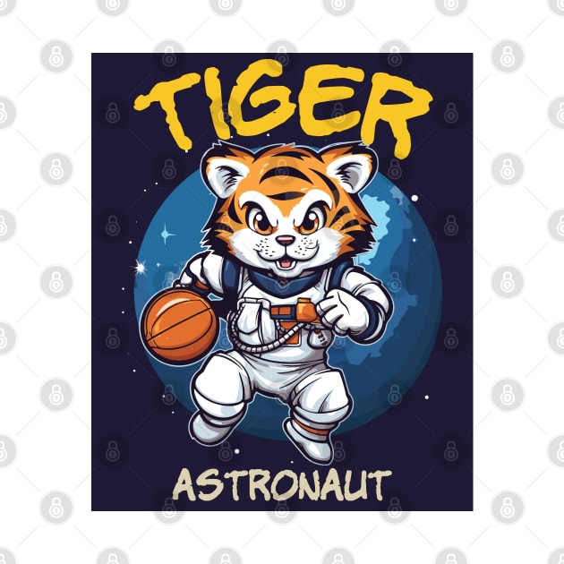 Tiger Astronaut by Yopi