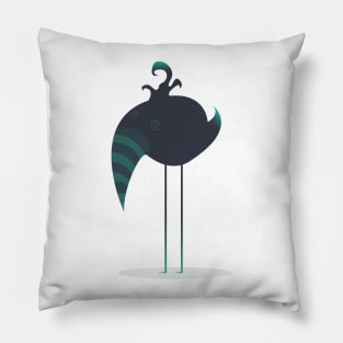 Melancholic Bird Pillow