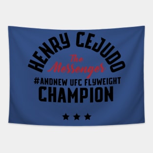 Henry Cejudo The Messenger Tapestry