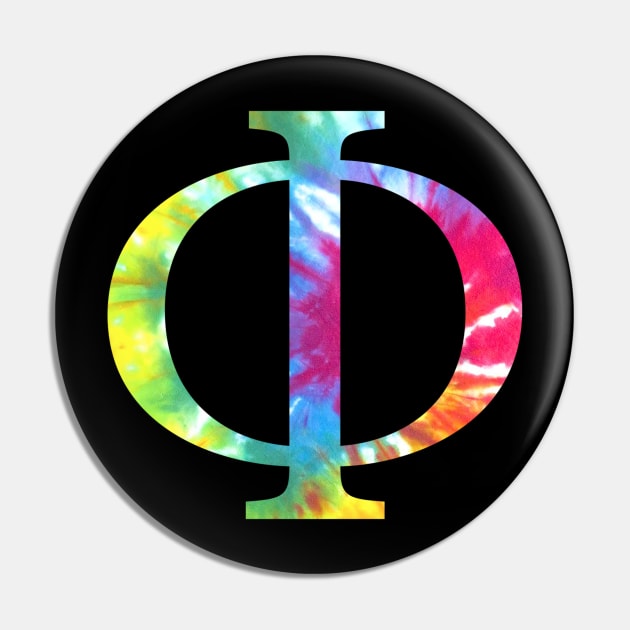 Tie Dye Phi Pin by lolosenese