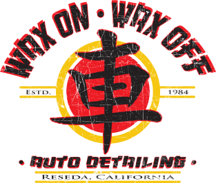 Wax On Wax Off Auto Detailing Magnet