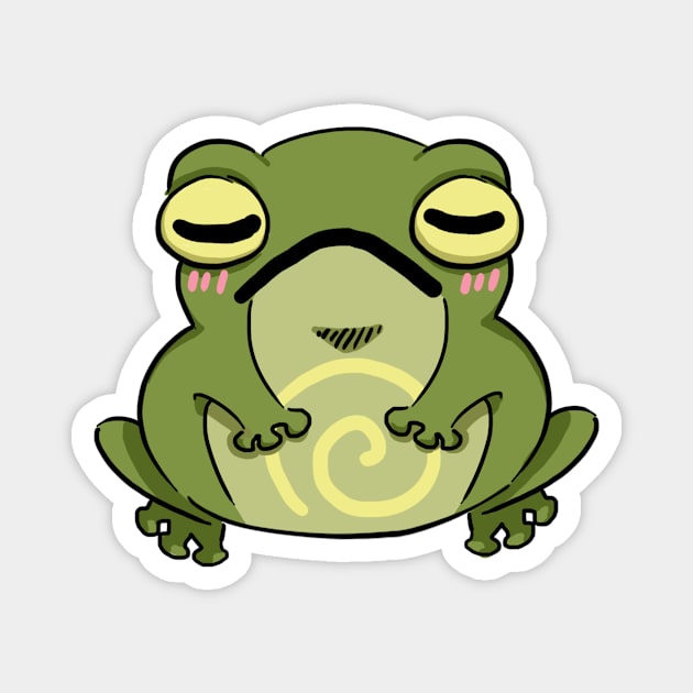 Grumpy Frog Magnet by GrunpyFrog