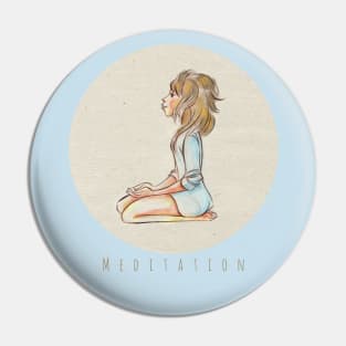 Meditation Pin