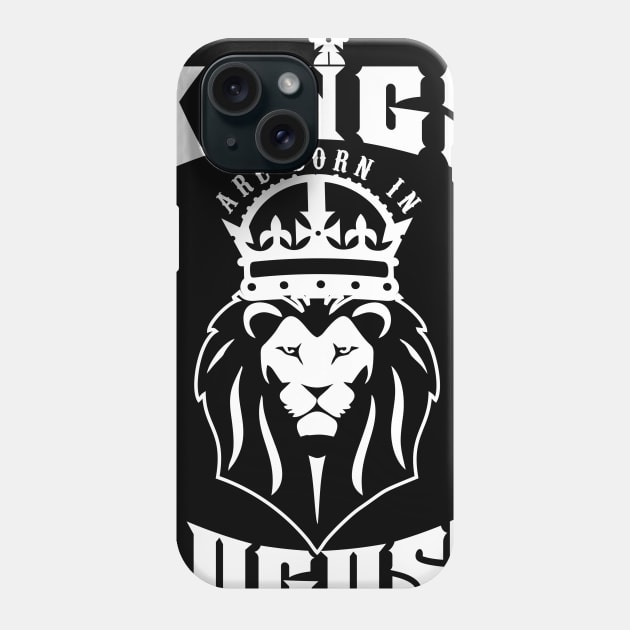 Kings are born in August! Phone Case by variantees