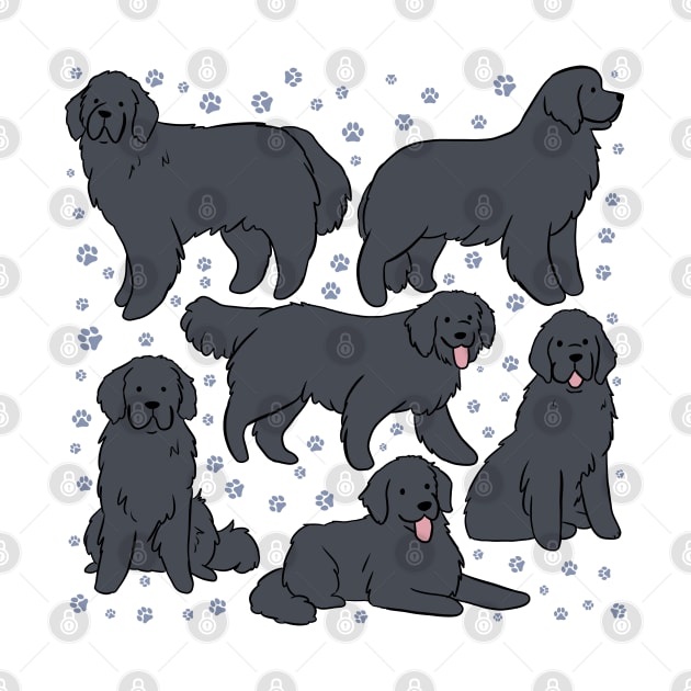 The Newfoundland dog illustration by Yarafantasyart