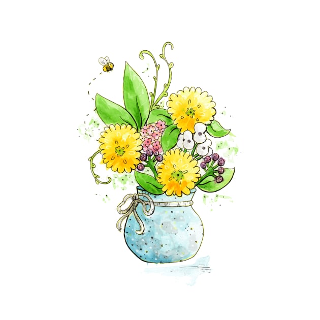 Flowers by Vicky Kuhn Illustration