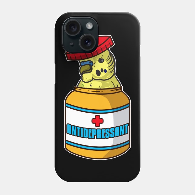 Adorable Bird Antidepressant Pets Fix Depression Phone Case by theperfectpresents