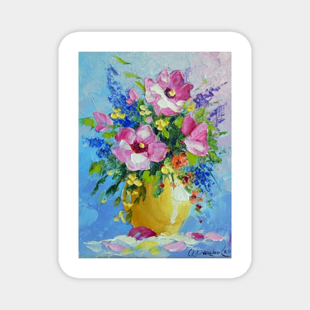 A bouquet  flowers Magnet by OLHADARCHUKART