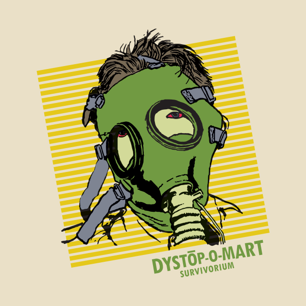 Gas Mask Logo Fashionista, a Dystopomart Accessory by DYSTOP-O-MART