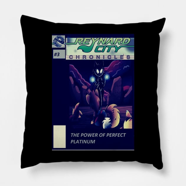 Reynard City Chronicles issue 3 (Emily Bandicoot) Pillow by Reynard City