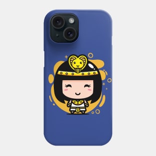 Cute Kawaii Cleopatra Egyptian Queen // Chibi Style Cleopatra Phone Case